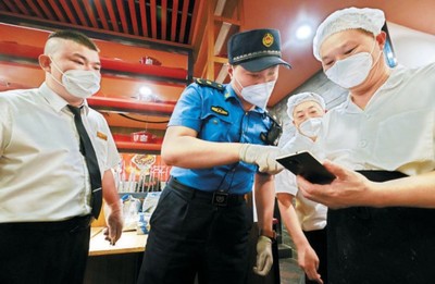 朝阳区强化餐饮企业防疫监督 筑牢舌尖上的安全防线